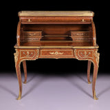 AN EXCEPTIONAL 19TH CENTURY FRENCH ROLL TOP DESK - REF No. 3007