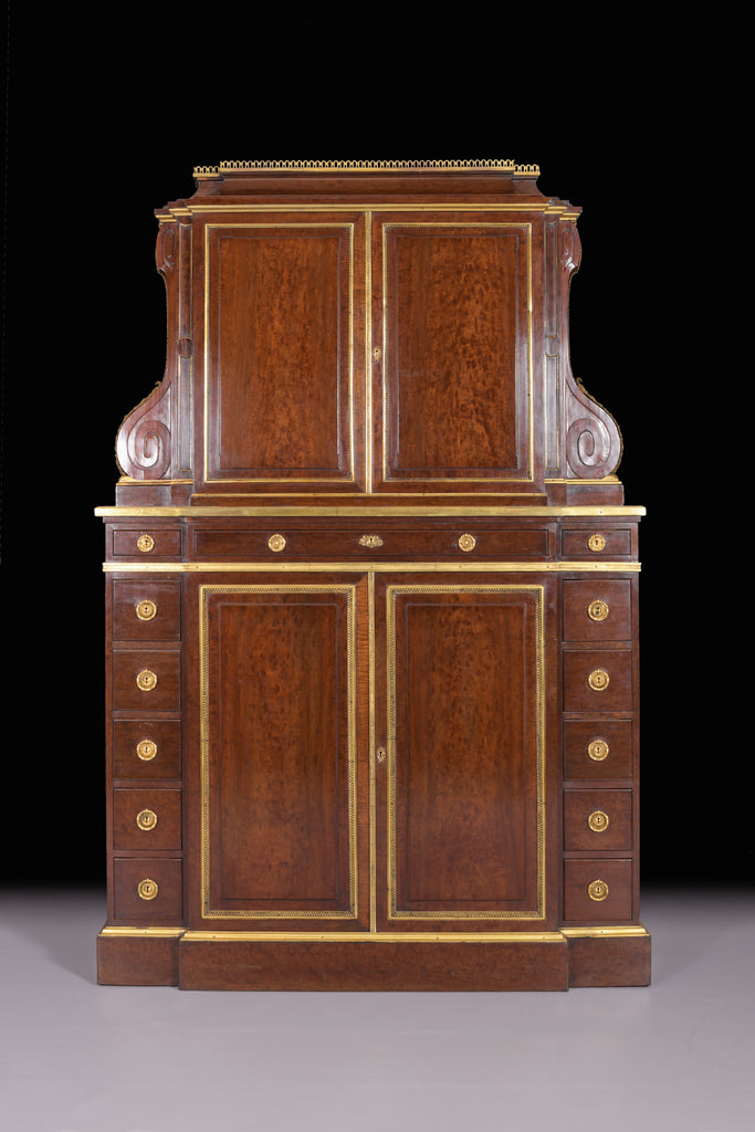 A MOST IMPRESSIVE 19TH CENTURY COLLECTORS CABINET STAMPED C. MELLIER & CO. - REF No.4013 A MOST IMPRESSIVE 19TH CENTURY COLLECTORS CABINET STAMPED C. MELLIER & CO. - REF No.4013