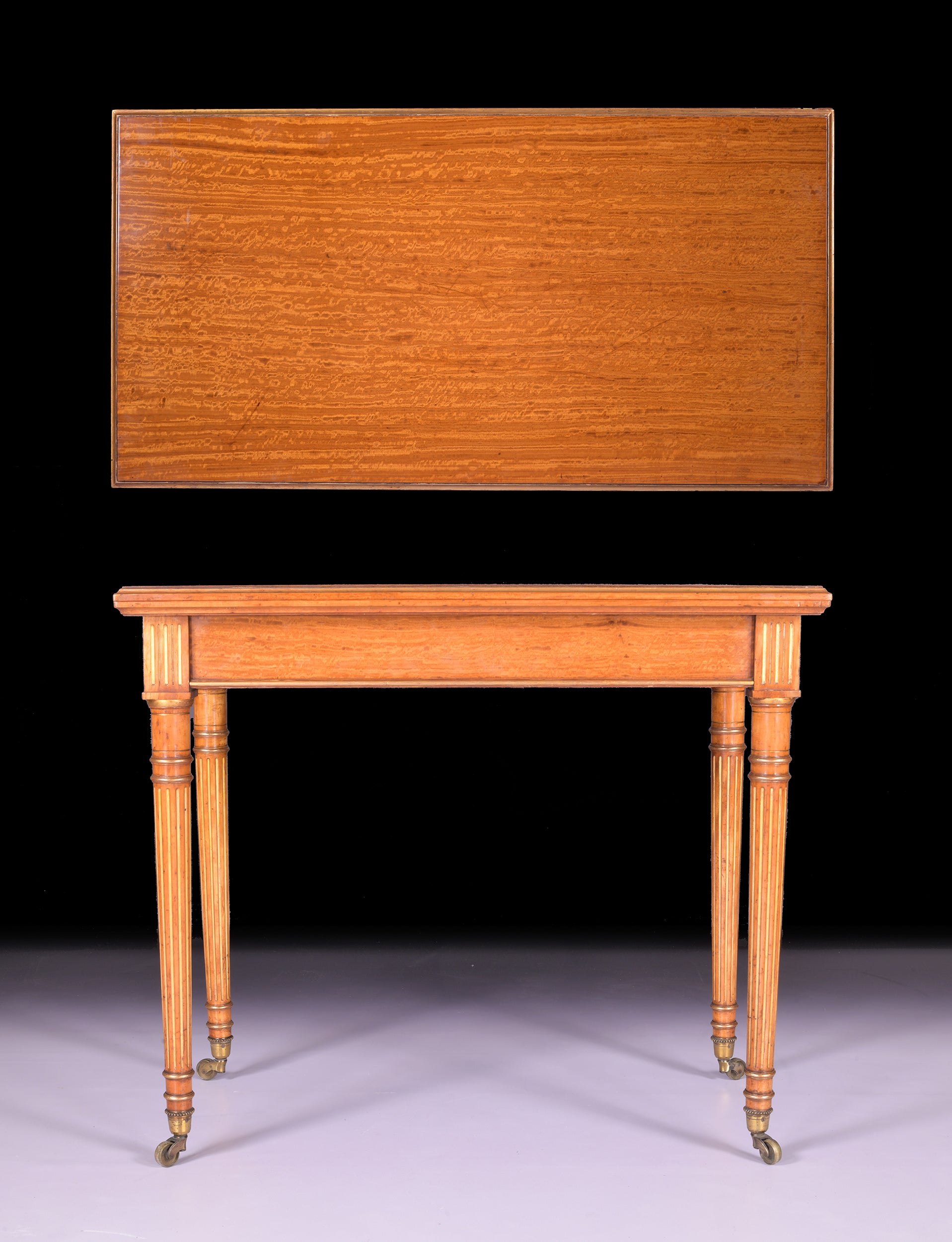 A MAGNIFICENT CARD TABLE BY HOLLAND & SONS - REF No. 9009