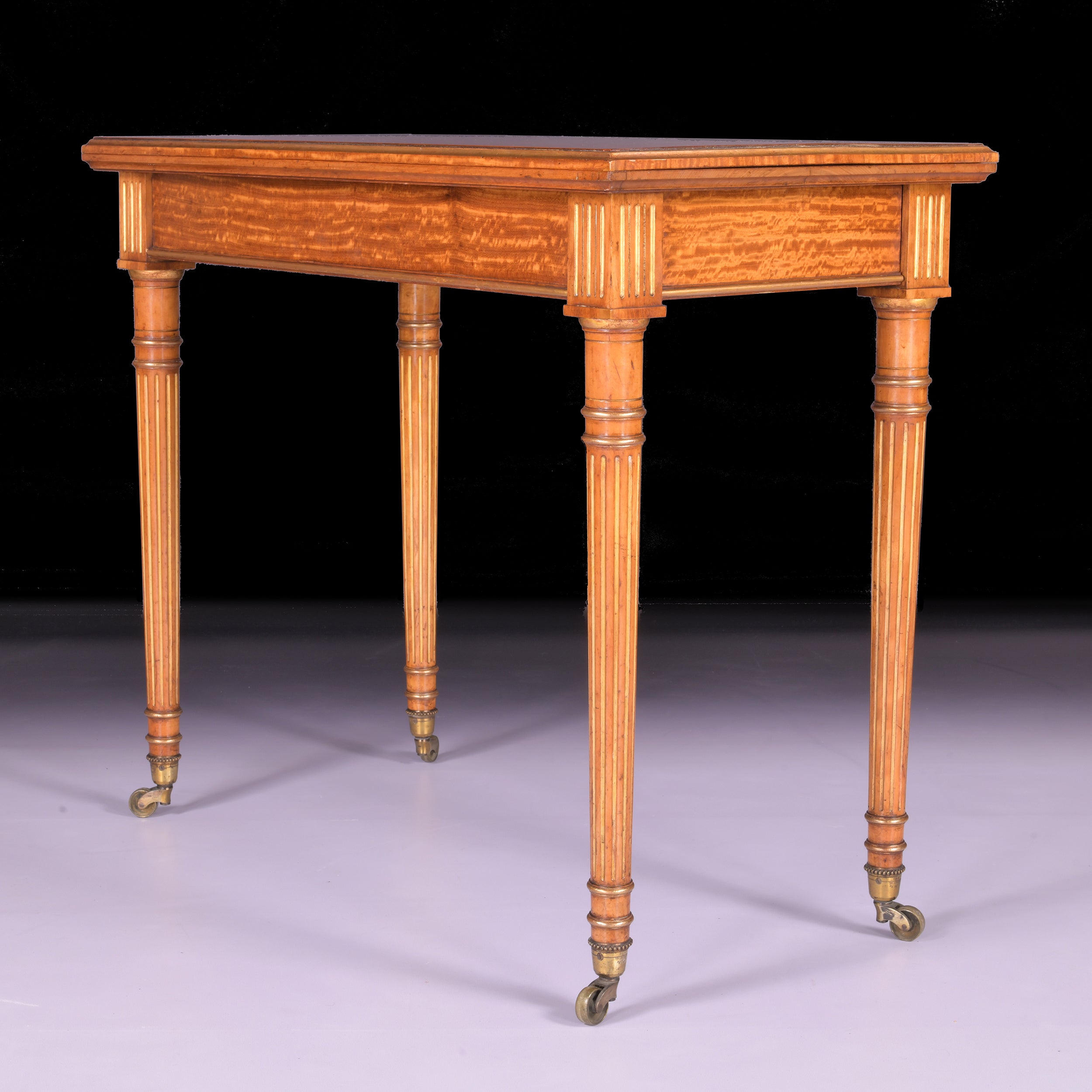 A MAGNIFICENT CARD TABLE BY HOLLAND & SONS - REF No. 9009
