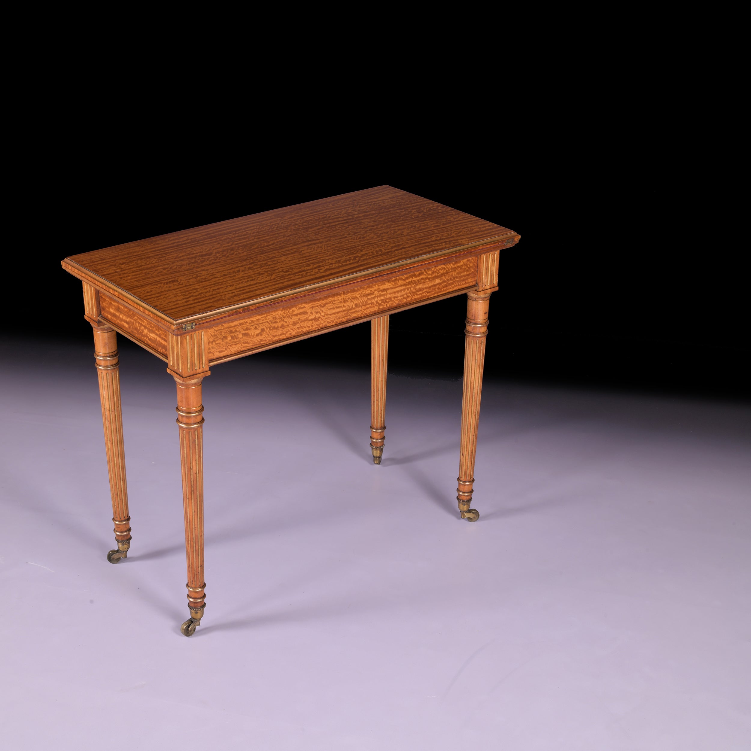 A MAGNIFICENT CARD TABLE BY HOLLAND & SONS - REF No. 9009