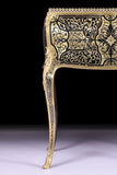 AN EXCEPTIONAL 19TH CENTURY LOUIS XV STYLE BOULLE LADIES BOMBE BUREAU - REF No. 3003