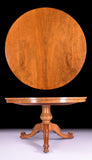 HOLLAND & SONS SATINWOOD CENTRE TABLE - REF No. 7066