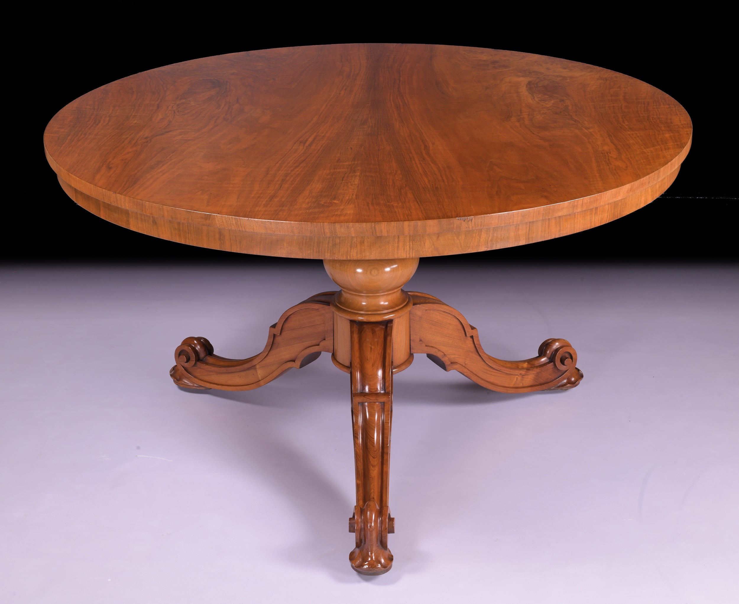 HOLLAND & SONS SATINWOOD CENTRE TABLE - REF No. 7066