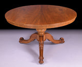 HOLLAND & SONS SATINWOOD CENTRE TABLE - REF No. 7066