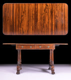 A FINE REGENCY ROSEWOOD SOFA TABLE - REF No. 7003