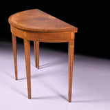 A VERY FINE PAIR OF CARD TABLES BY JAMES HICKS - REF No. 9008