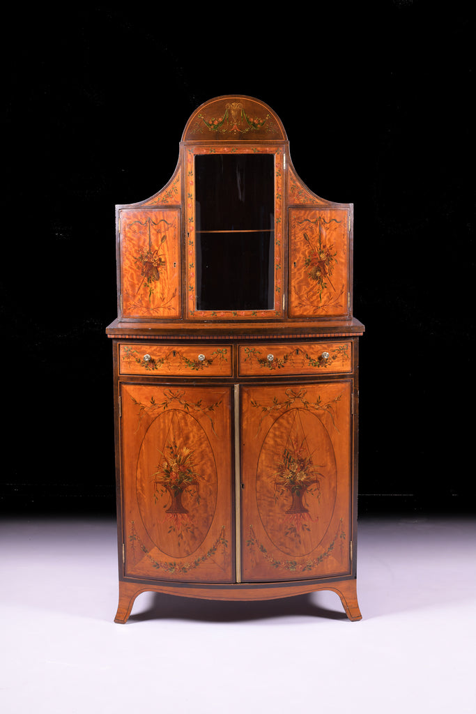 18TH CENTURY SATINWOOD SIDE CABINET - REF No. 4062 18TH CENTURY SATINWOOD SIDE CABINET - REF No. 4062