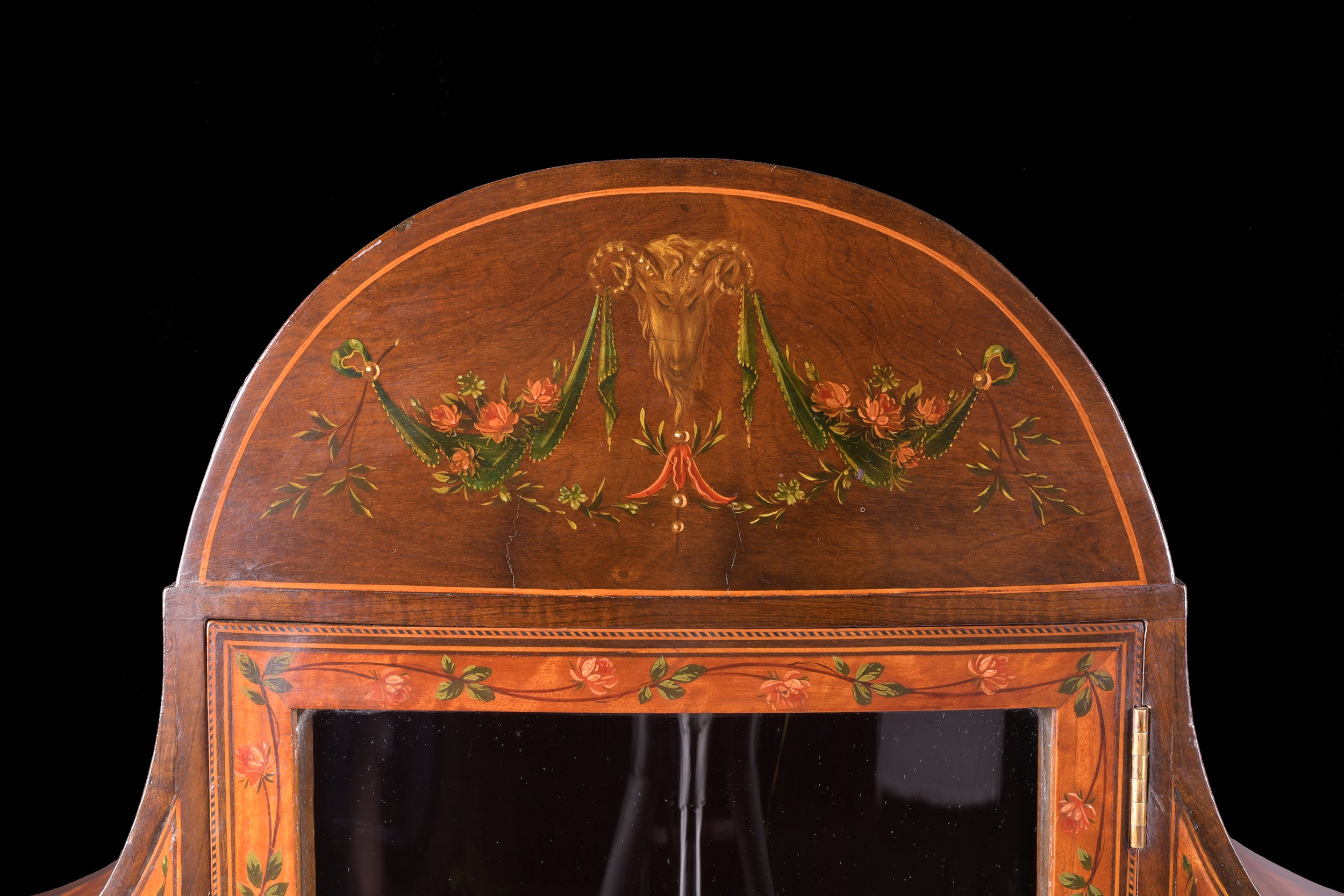 18TH CENTURY SATINWOOD SIDE CABINET - REF No. 4062