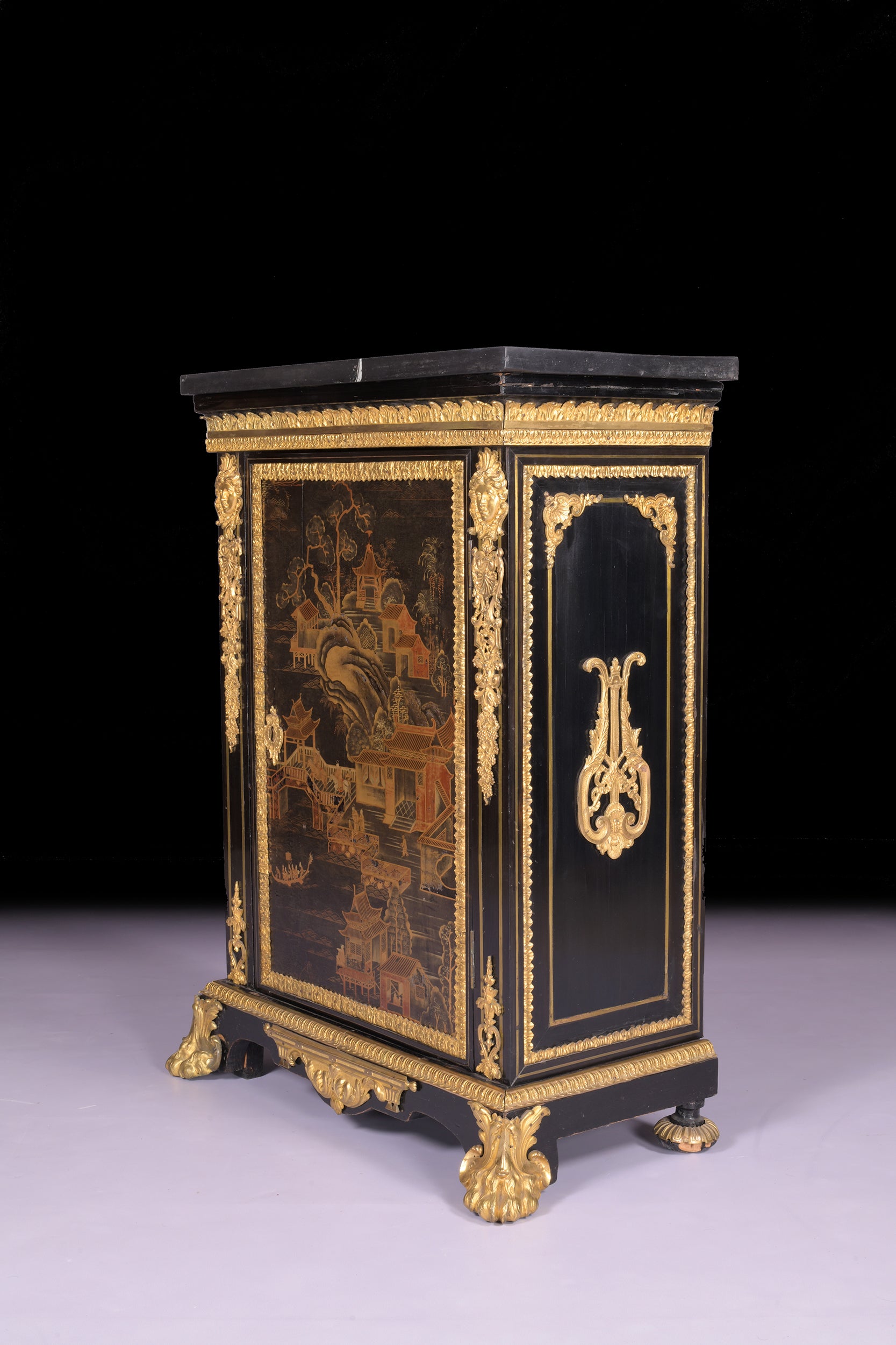 ORMOLU MOUNTED CHINOSERIE SIDE CABINET - REF No. 4039