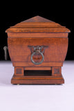 AN EXCEPTIONAL REGENCY PLUM MAHOGANY CELLARETTE - REF No. 1025