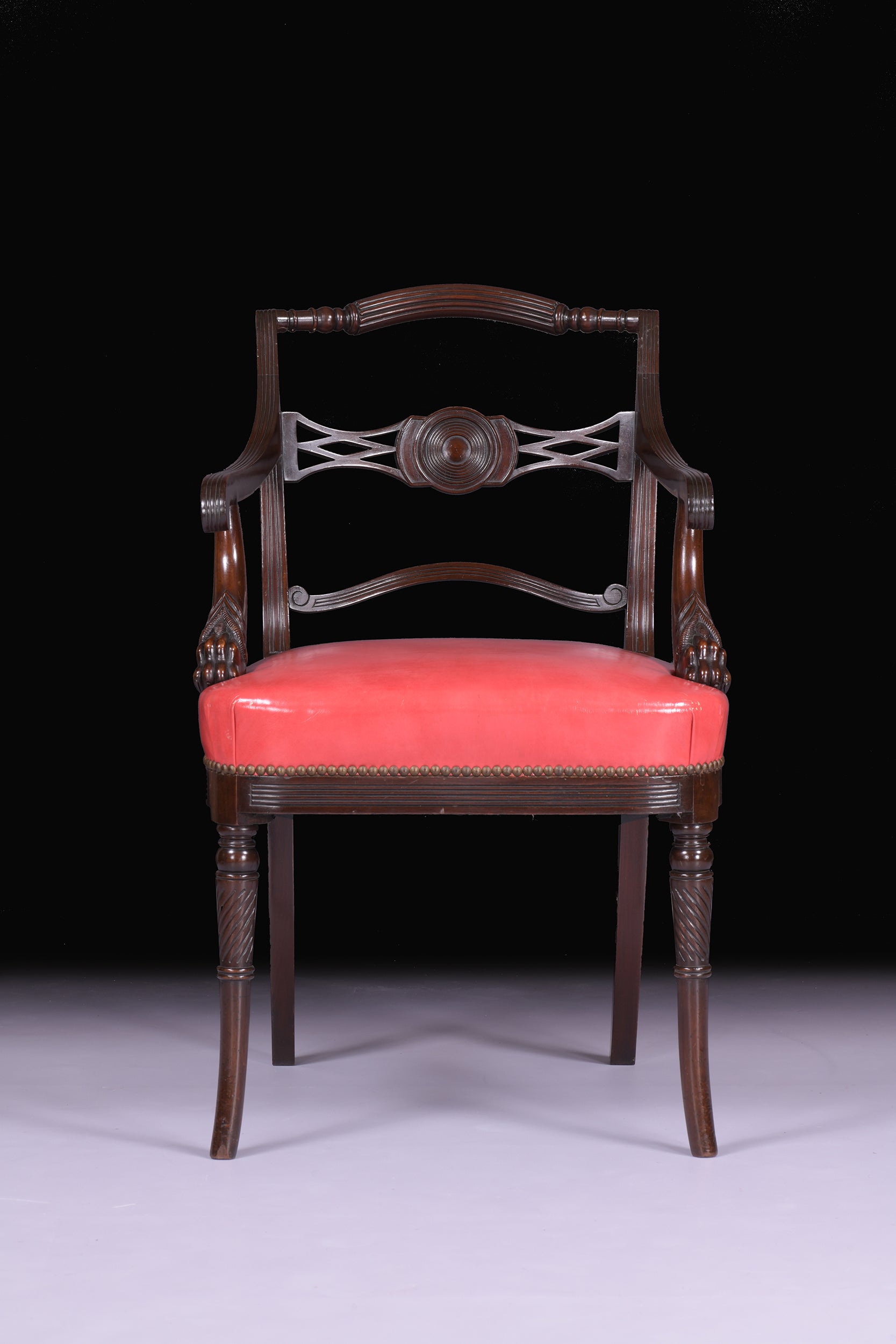 PAIR OF IRISH REGENCY ARMCHAIRS BY MACK WILLIAMS & GIBTON - REF No. 8025