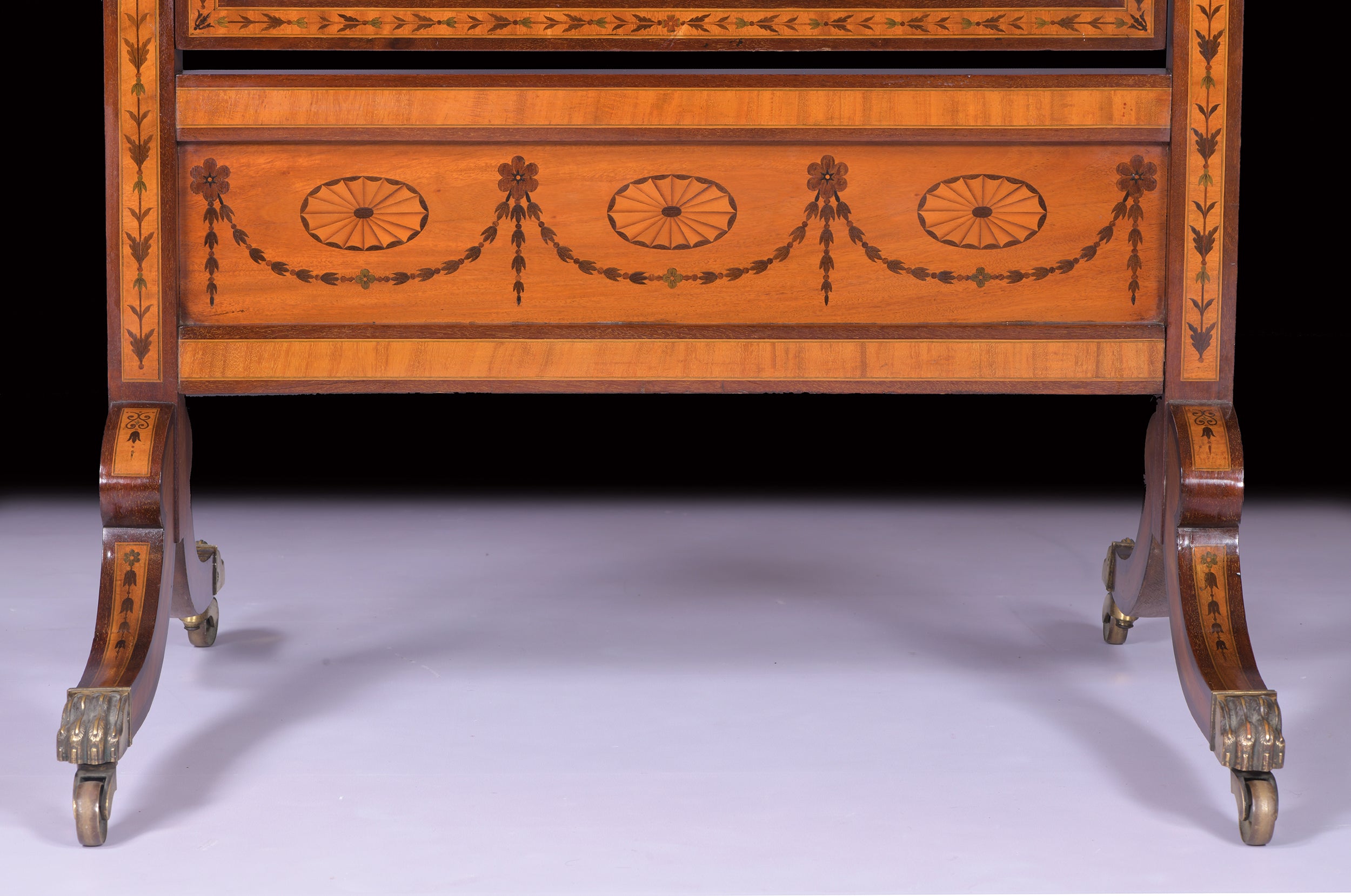A STUNNING PAIR OF 19TH CENTURY CHEVAL MIRRORS IN THE MANNER OF WILLIAM MOORE - REF No. 6009