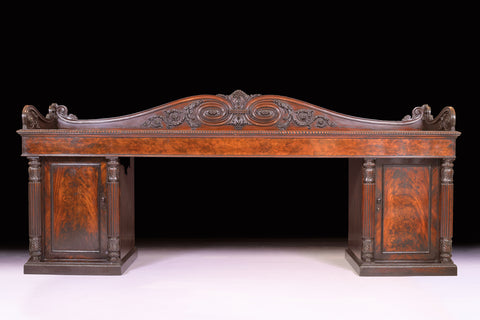 A FINE REGENCY MAHOAGNY SIDEBOARD IN THE MANNER OF GILLOWS - REF No. 5008