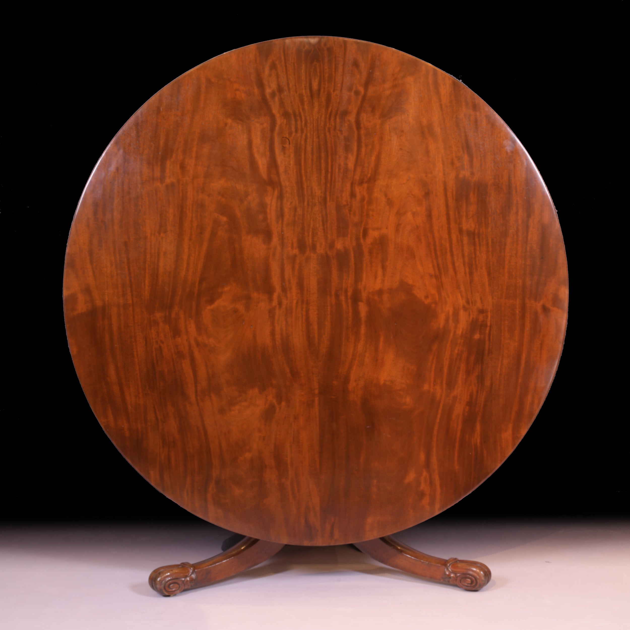 IRISH REGENCY 5ft CENTRE/DINING TABLE STAMPED STRAHAN - REF No. 7067