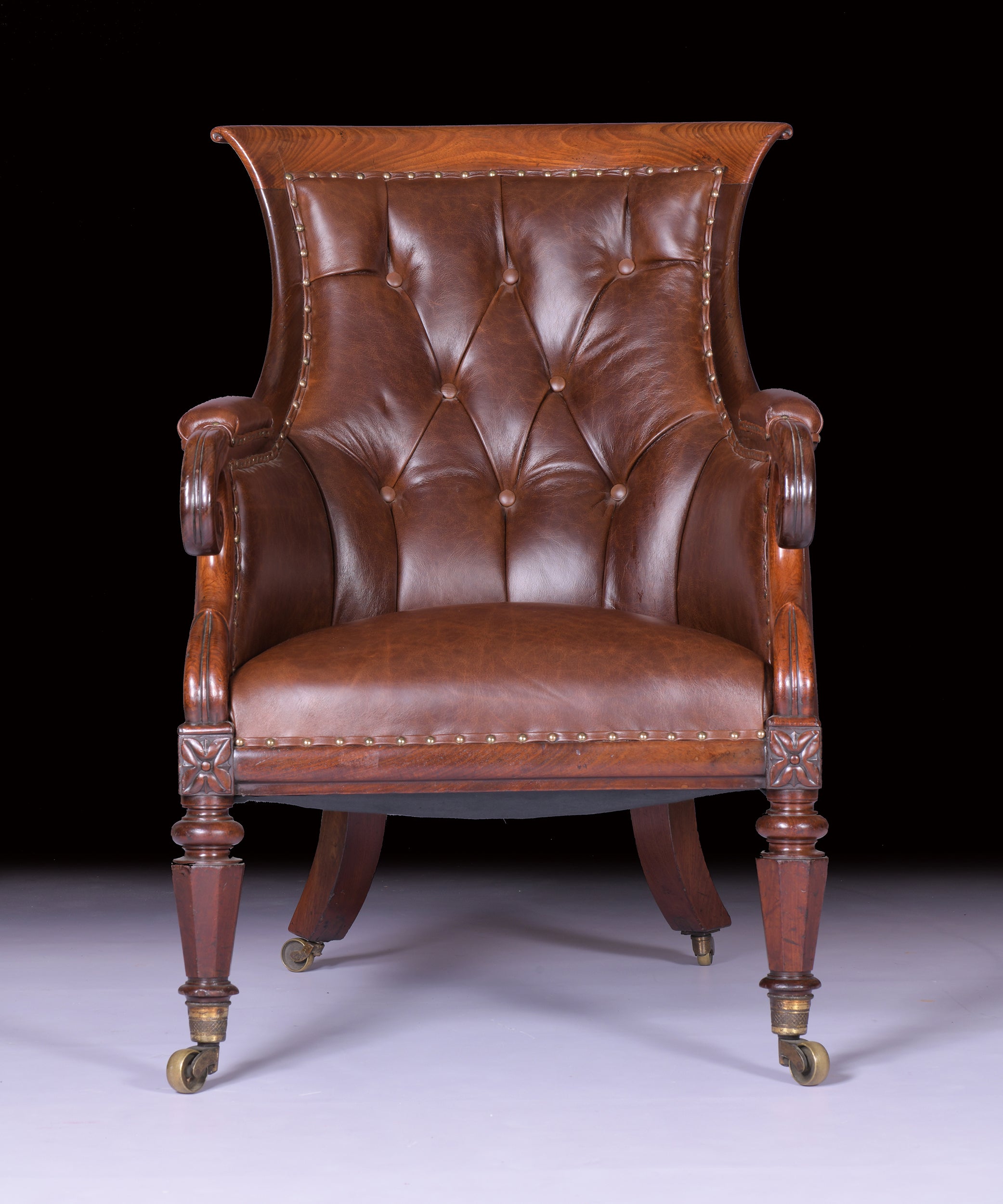 IRISH REGENCY ARMCHAIR - REF No. 8020
