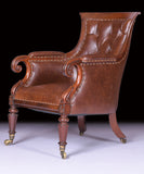 IRISH REGENCY ARMCHAIR - REF No. 8020