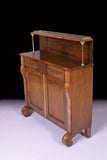 REGENCY ROSEWOOD & BRASS INLAID SECRETAIRE CHIFFONIER - REF No .4014