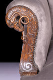 PAIR OF IRISH LIBRARY ARMCHAIRS - REF No. 8018