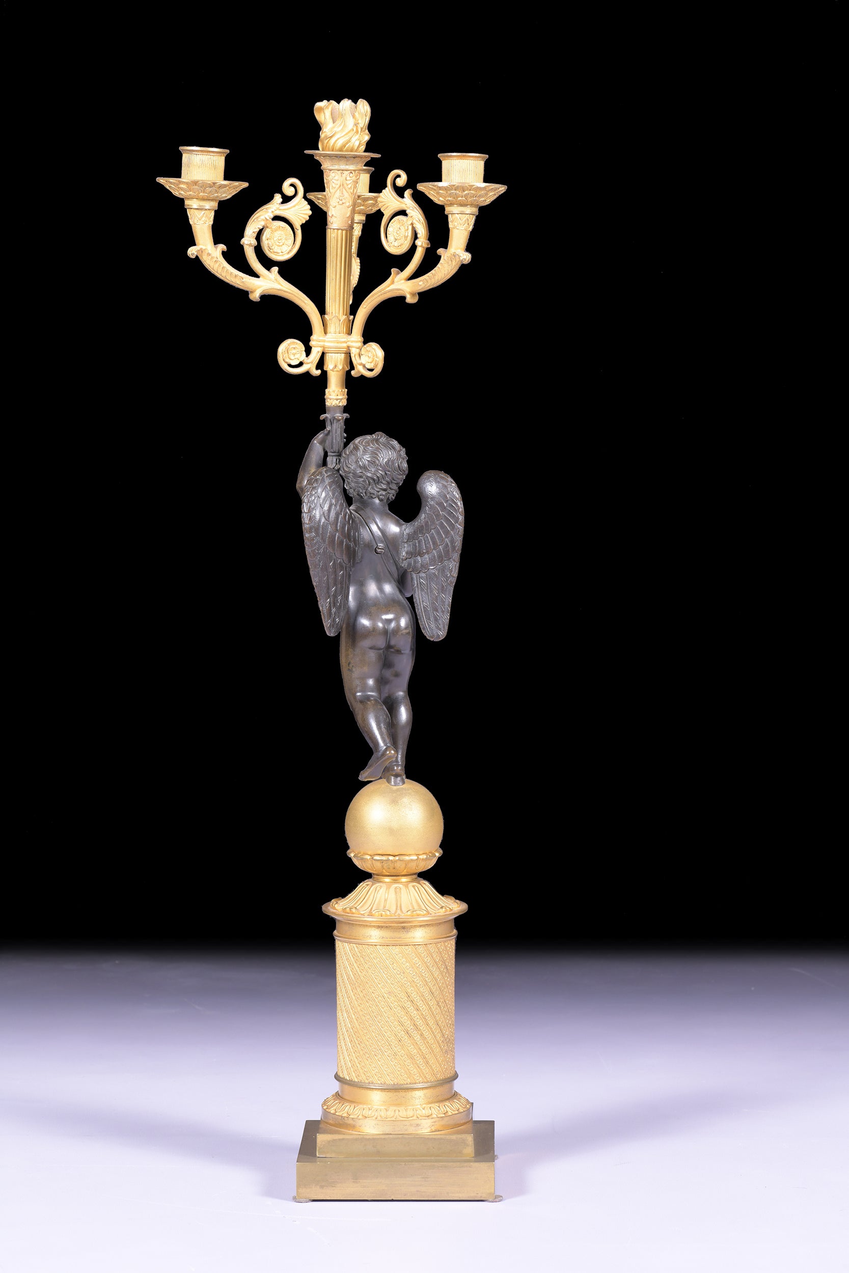 A STUNNING PAIR OF EARLY 19TH CENTURY CANDELABRA - REF No. 1024