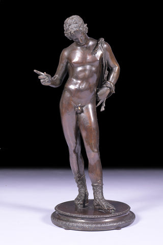 A GOOD 19TH CENTURY BRONZE OF A CLASSICAL MAIDEN BY PIGAL - REF No. 1057