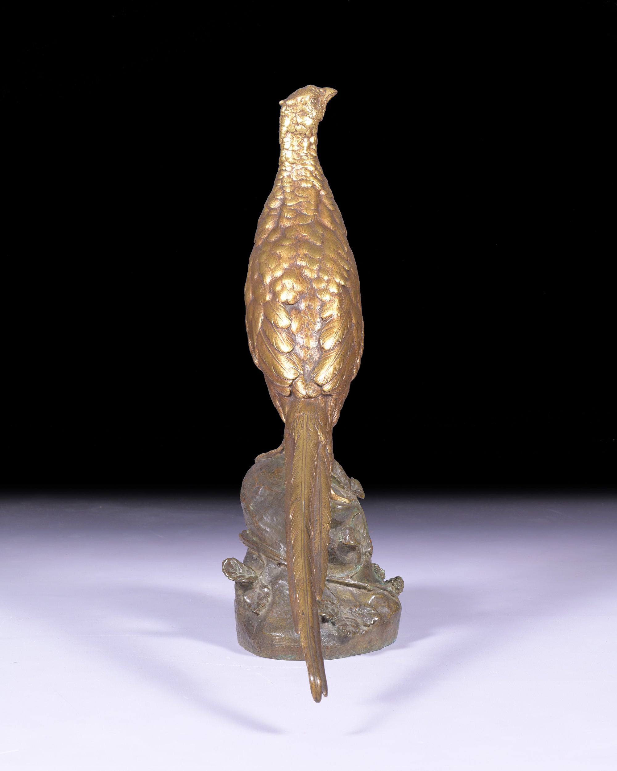 BRONZE PHEASANT SIGNED L. BUREAU - REF No. 1069