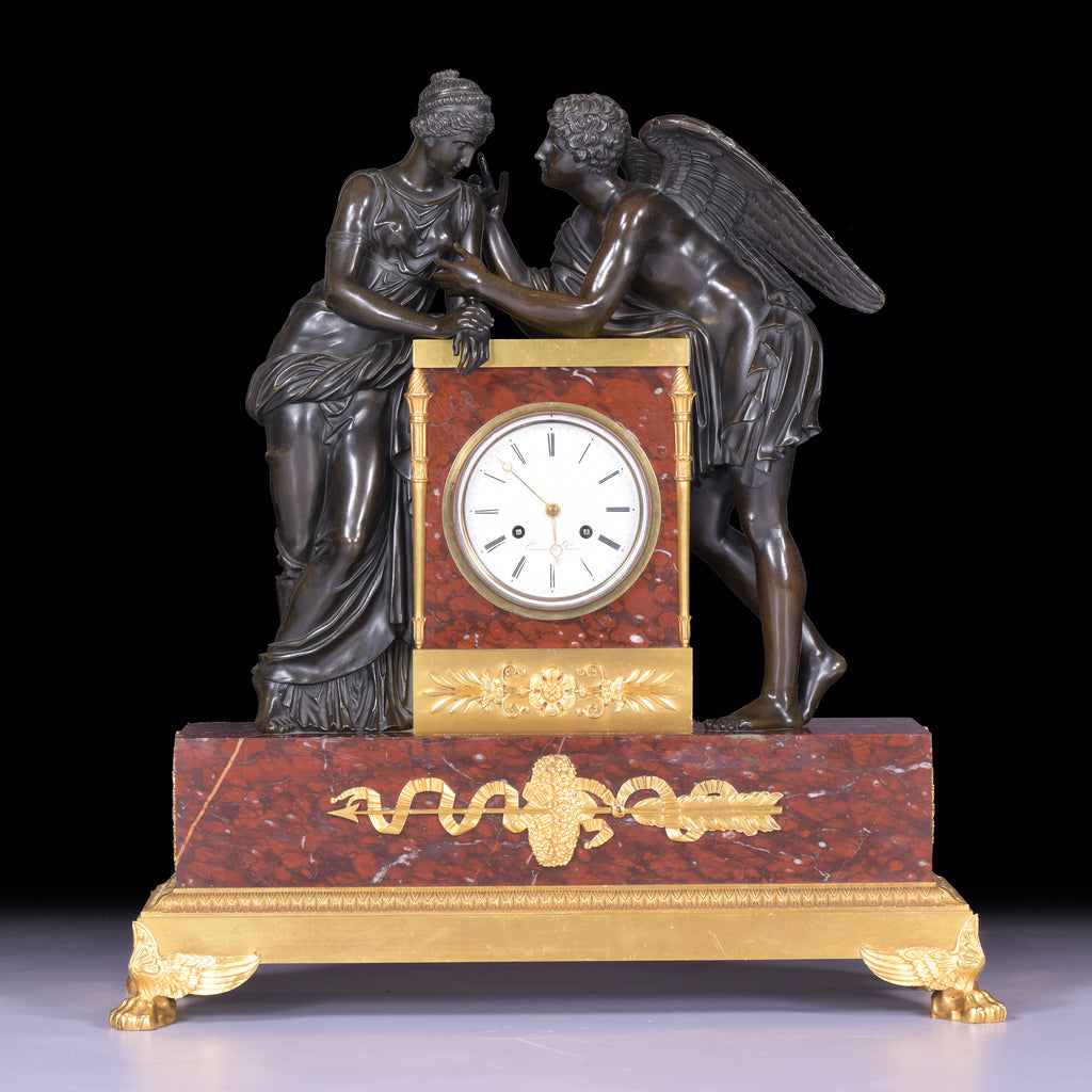 A MAGNIFICENT EARLY 19TH  CENTURY MANTLE CLOCK - REF No. 115