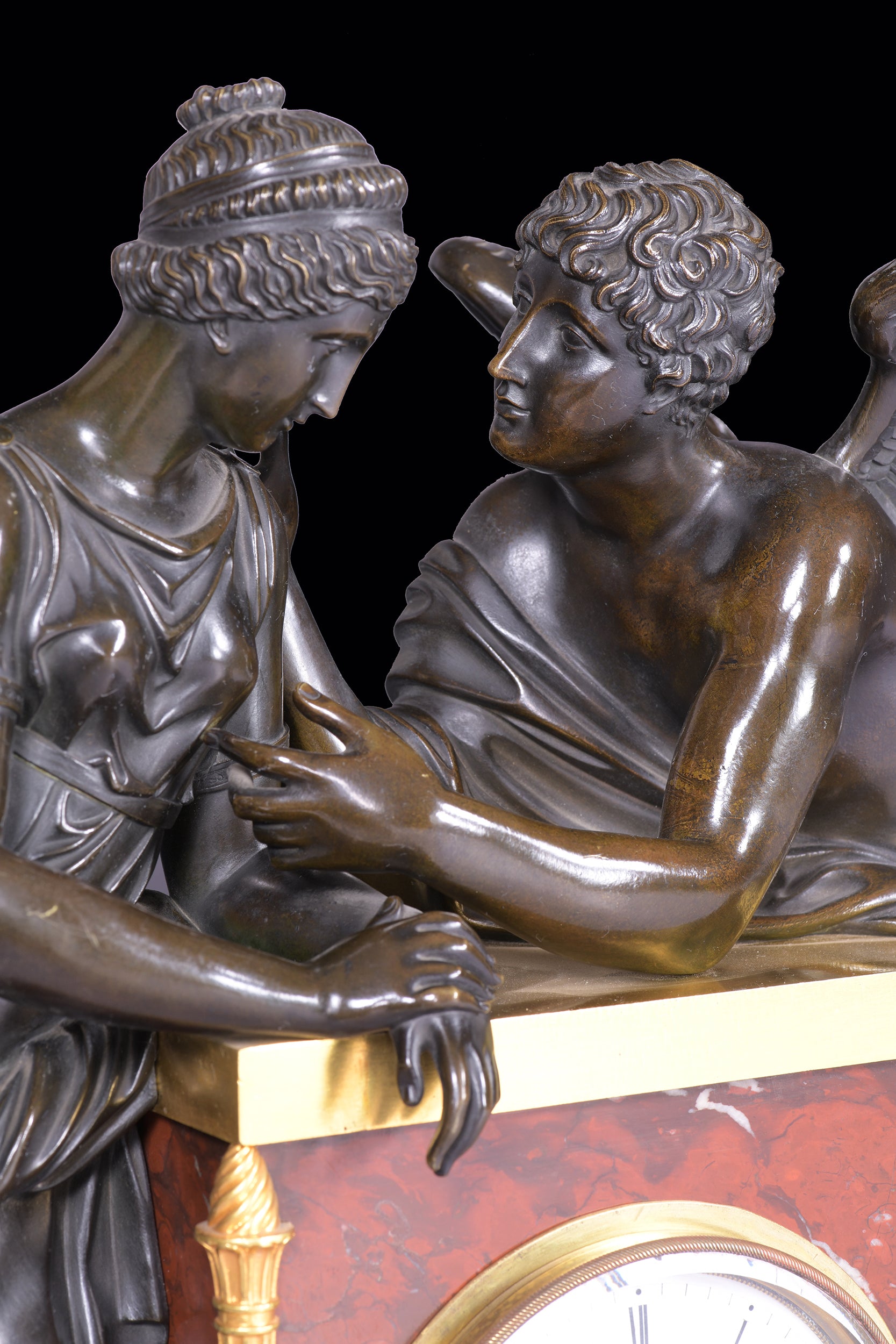 A MAGNIFICENT EARLY 19TH  CENTURY MANTLE CLOCK - REF No. 115