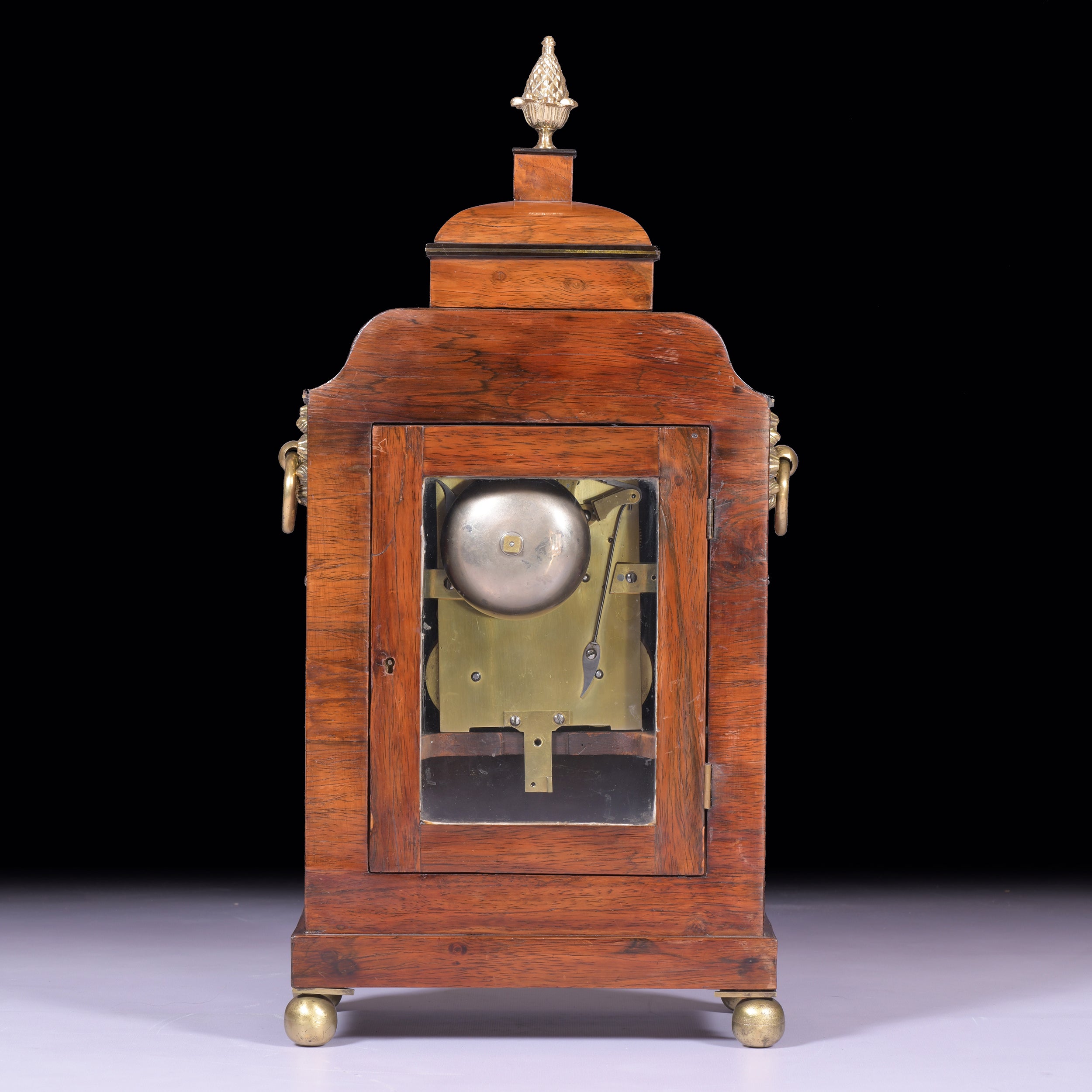 REGENCY BRACKETT CLOCK BY T. & I. OLLIVANT MANCHESTER - REF No. 124