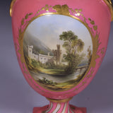 A FINE PAIR OF VASES BY COALPORT - REF No. 176