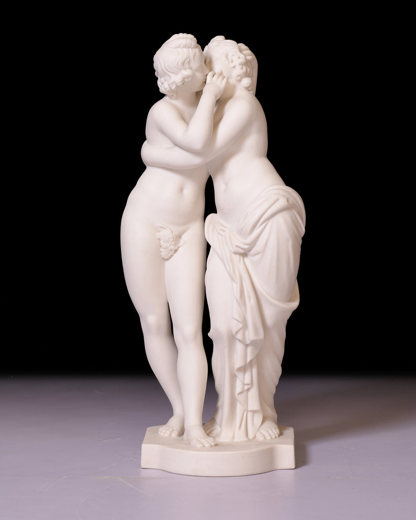 MINTON PARIAN GROUP OF CUPID & PSYCHE BY H. BOURNE - REF No. 182 MINTON PARIAN GROUP OF CUPID & PSYCHE BY H. BOURNE - REF No. 182