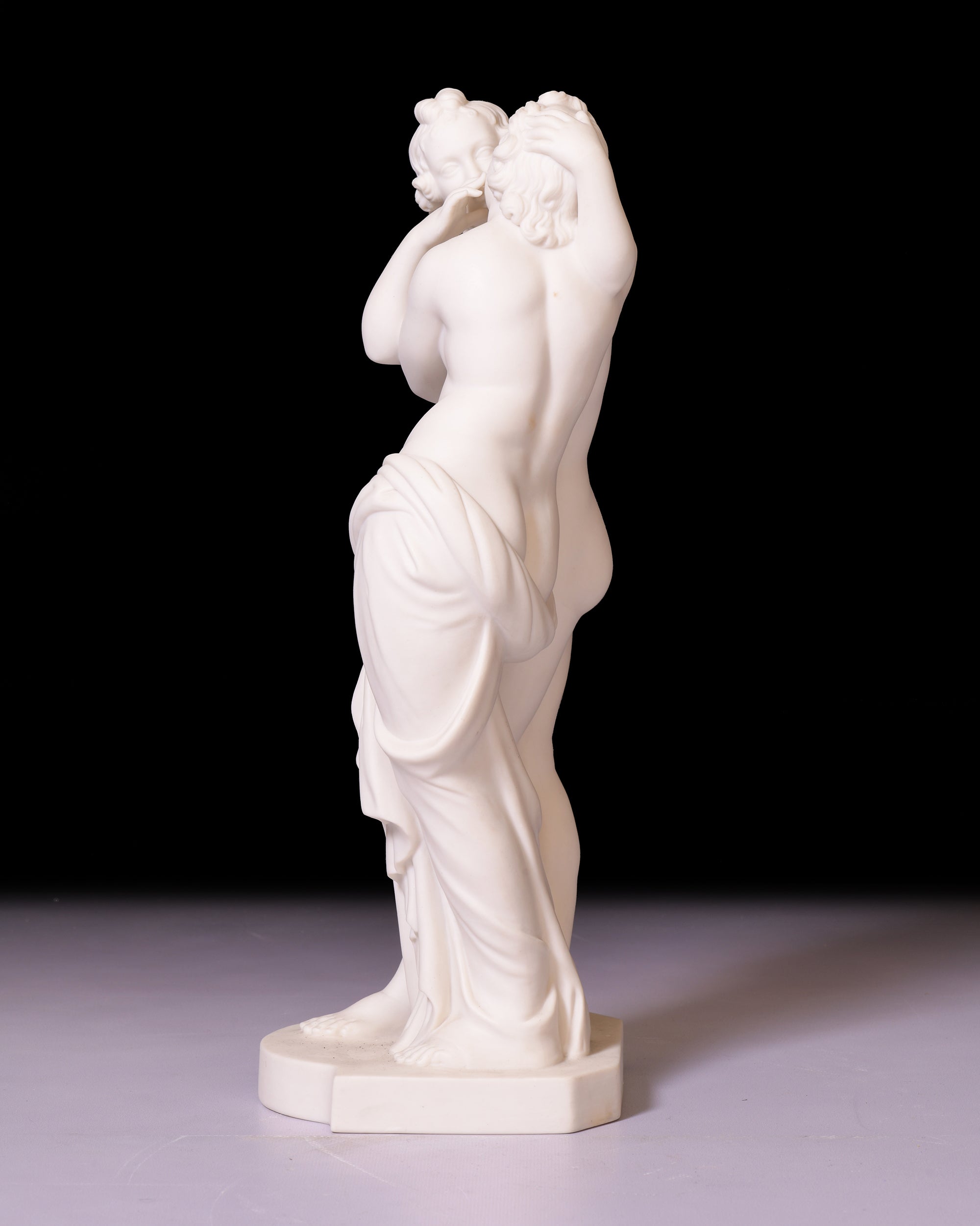 MINTON PARIAN GROUP OF CUPID & PSYCHE BY H. BOURNE - REF No. 182