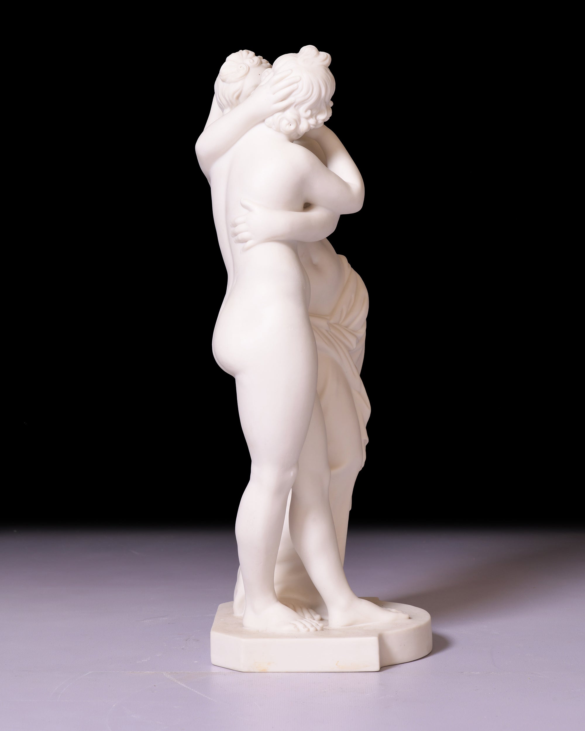 MINTON PARIAN GROUP OF CUPID & PSYCHE BY H. BOURNE - REF No. 182