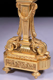 CLOCK GARNITURE BY DOMANGE ROLLIN - REF No. 119
