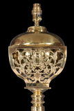 A STUNNING 19TH CENTURY BRASS STANDARD LAMP - REF No. 1010