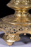 A STUNNING 19TH CENTURY BRASS STANDARD LAMP - REF No. 1010
