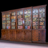 AN IMPORTANT GEORGE III BREAKFRONT BOOKCASE ATTRIBUTED TO GILLOWS - REF No. 4005