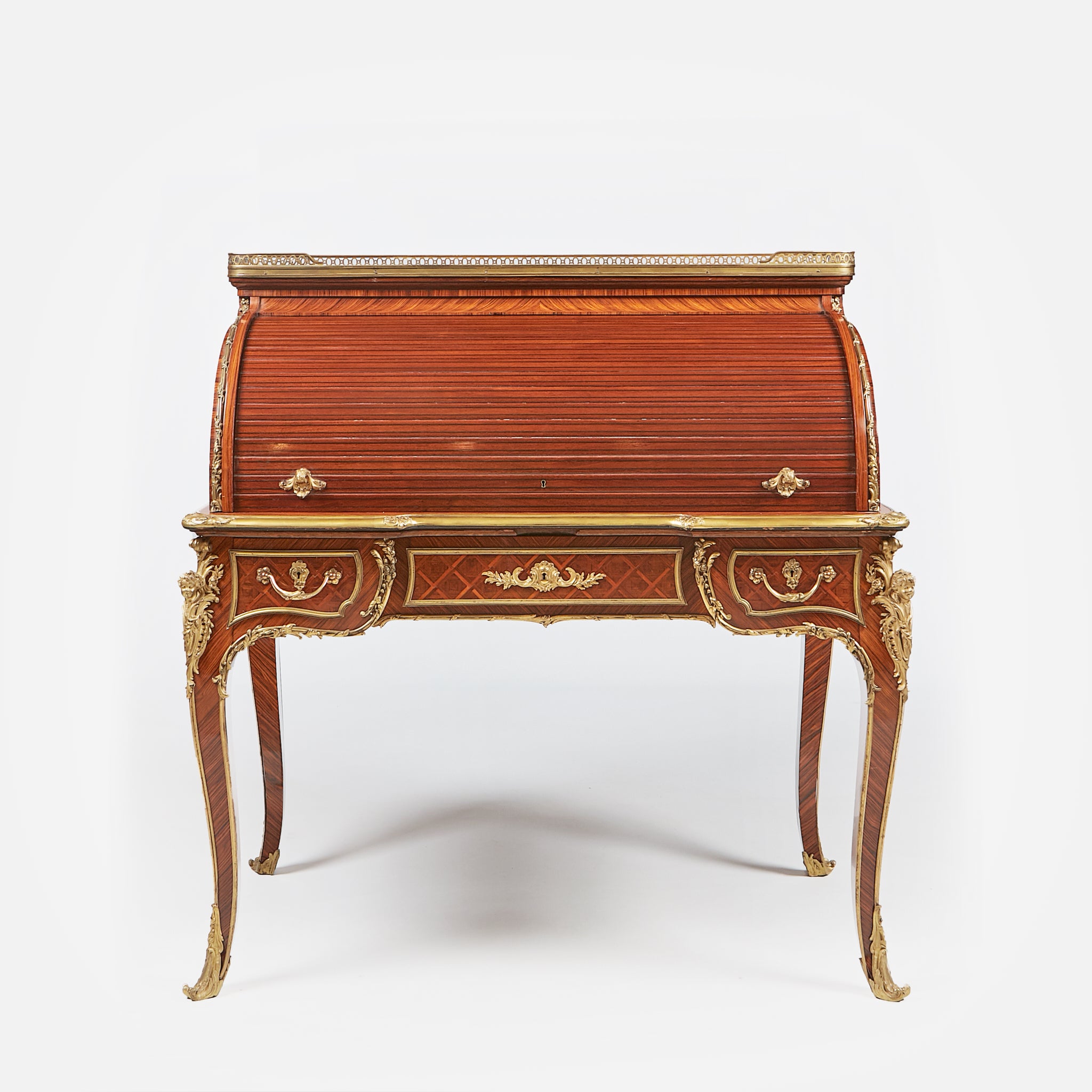 AN EXCEPTIONAL 19TH CENTURY FRENCH ROLL TOP DESK - REF No. 3007