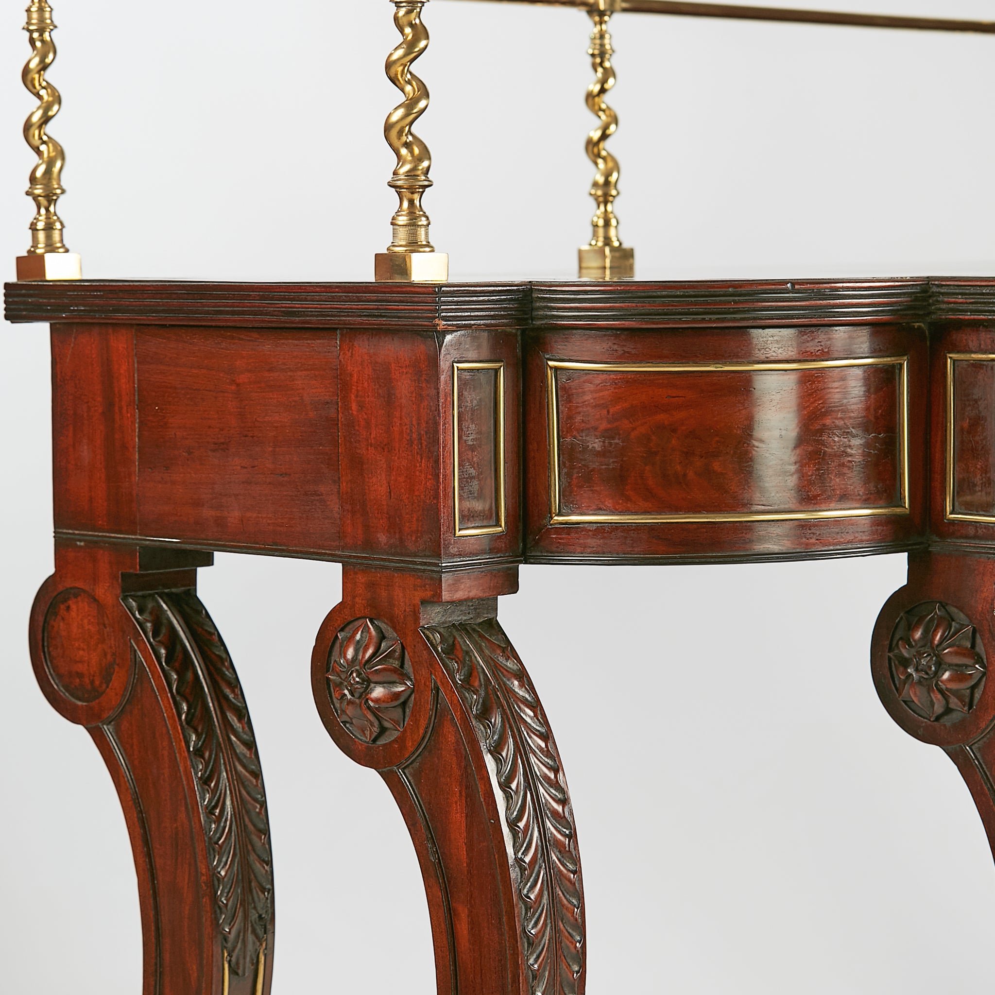 AN EXCEPTIONAL REGENCY SERVING / CONSOLE TABLE - REF No. 5006