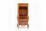 A GOOD 19TH CENTURY KINGWOOD & ORMOLU SECRETAIRE COMMODE - REF No. 3006