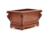 A GOOD GEORGE IV MAHOGANY WINE COOLER - REF No. 161