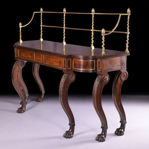 AN EXCEPTIONAL REGENCY SERVING / CONSOLE TABLE - REF No. 5006