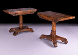 A VERY FINE PAIR OF WILLIAM IV CARD TABLES - REF No. 9005