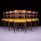 A VERY FINE SET OF 10 DINING CHAIRS - REF No. 8015
