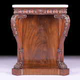 AN EXCEPTIONAL PAIR OF REGENCY MAHOGANY CONSOLE TABLES ATTRIBUTED TO MACK, WILLIAMS & GIBTON - REF No. 5003