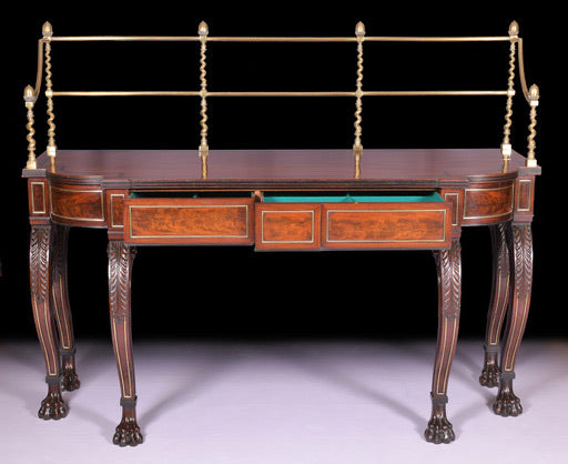 AN EXCEPTIONAL REGENCY SERVING / CONSOLE TABLE - REF No. 5006