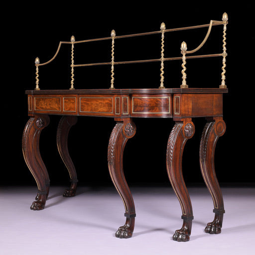 AN EXCEPTIONAL REGENCY SERVING / CONSOLE TABLE - REF No. 5006