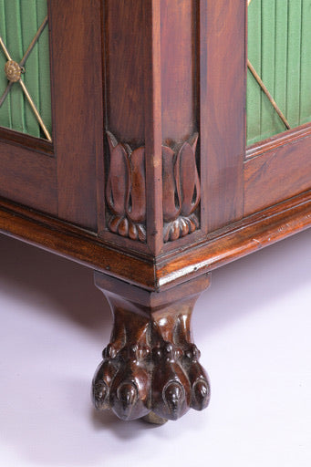 FREESTANDING BOOKCASE STAMPED WILLIAMS & GIBTON OF DUBLIN - REF No. 4026