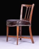PAIR OF REGENCY LIBRARY CHAIRS - REF No. 8017