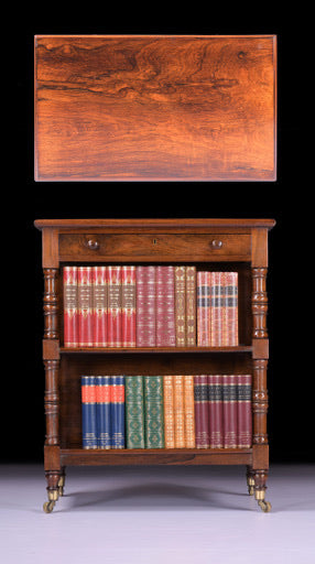 A VERY FINE REGENCY BOOKCASE ATTRIBUTED TO WILLIAMS AND GIBTON - REF No. 4009